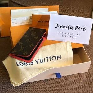 Louis Vuitton Folio Cell Phone Case Iphone 7 Grt!